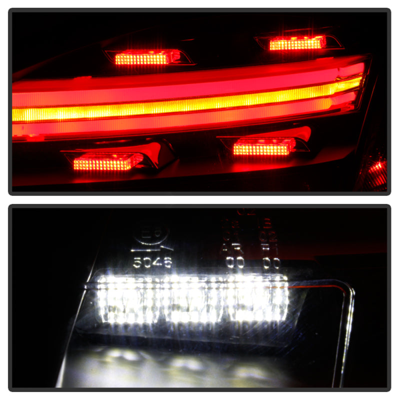 Spyder Porsche 987 Cayman 09-12 / Boxster 09-12 LED Tail Lights - Sequential Signal - Smoke Tail Lights SPYDER