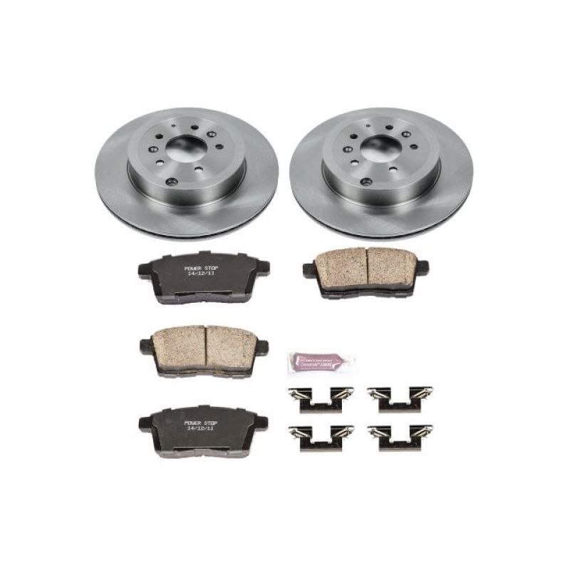 Power Stop 07-15 Mazda CX-9 Rear Autospecialty Brake Kit Brake Kits - OE PowerStop