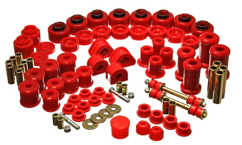 Energy Suspension 97-01 Ford Expedition/Navigator 4WD Red Hyper-Flex Master Bushing Set Bushing Kits Energy Suspension