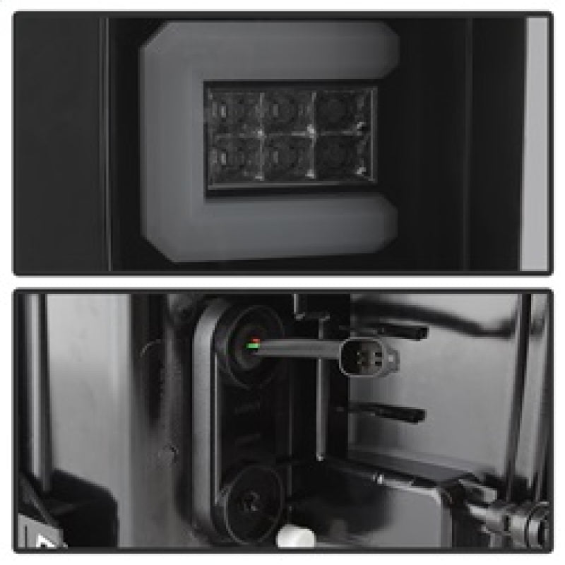 Spyder Chevy Silverado 16-17 Light Bar LED Tail Lights - Black Smoke ALT-YD-CS16-LED-BSM Tail Lights SPYDER