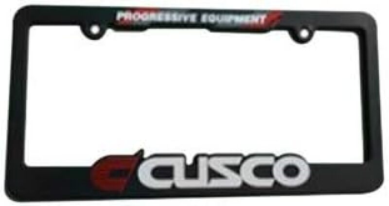 Cusco License Plate Frame Black Usdm Spec Limited License Plate Relocation Cusco