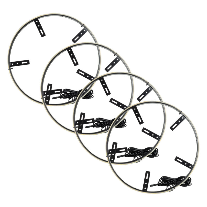 ORACLE Lighting LED Illuminated Wheel Rings - 16.5in PLASMA White Bulbs ORACLE Lighting