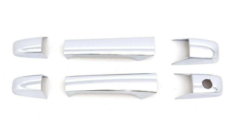 AVS 07-13 Chevy Silverado 1500 Door Handle Covers (2 Door) 4pc Set - Chrome Exterior Trim AVS