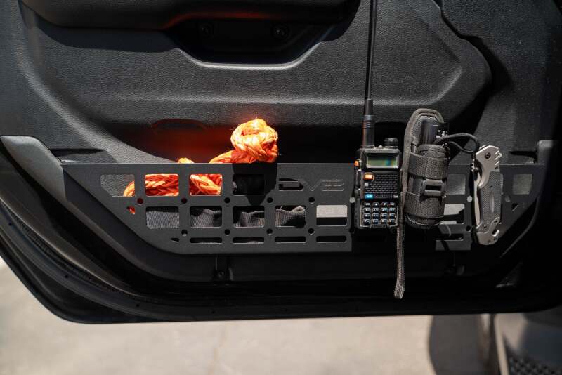 DV8 Offroad 2018+ Jeep Wrangler JL/Gladiator JT Slim Front Door Molle Pockets Exterior Trim DV8 Offroad