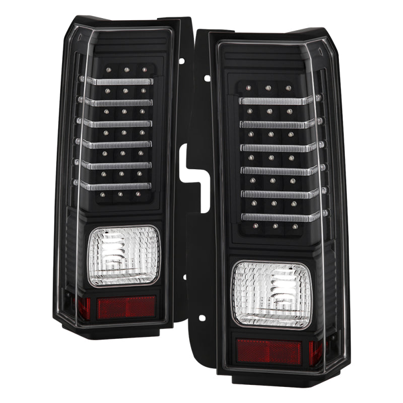 xTune Hummer H3 06-09 ( Non H3T ) LED Tail Lights Black ALT-ON-HH306-LED-BK Tail Lights SPYDER