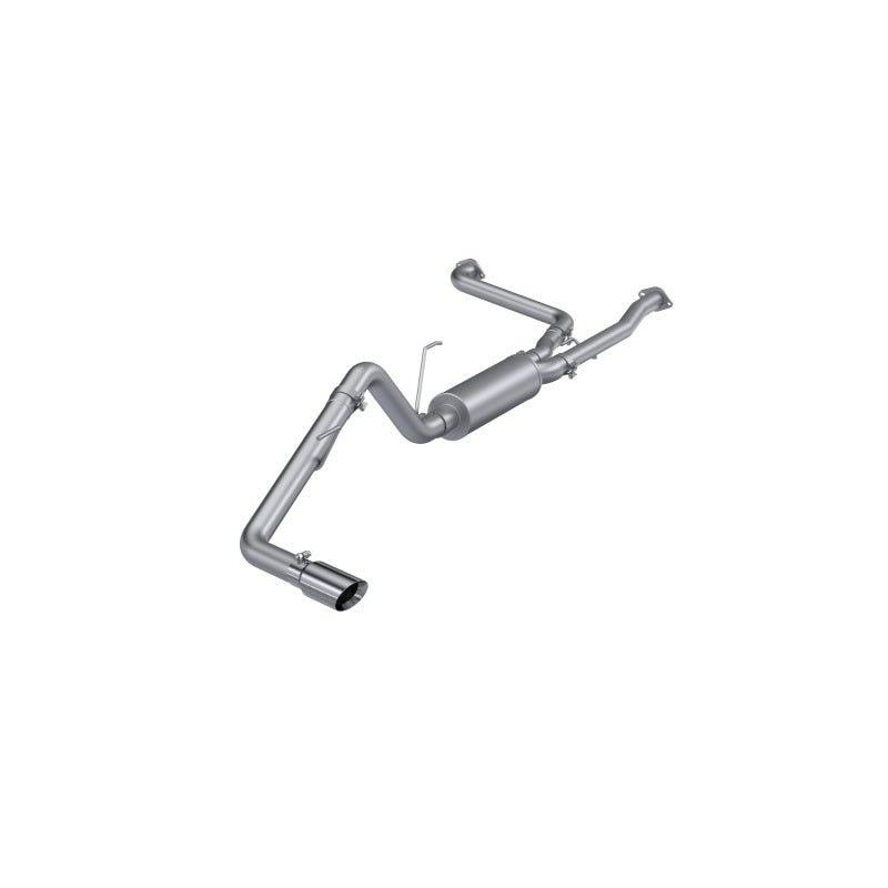 MBRP 22-23 Nissan Frontier 3.8L 3in Tip 3in Cat Back Single Side Exit Street Profile - Aluminized Catback MBRP