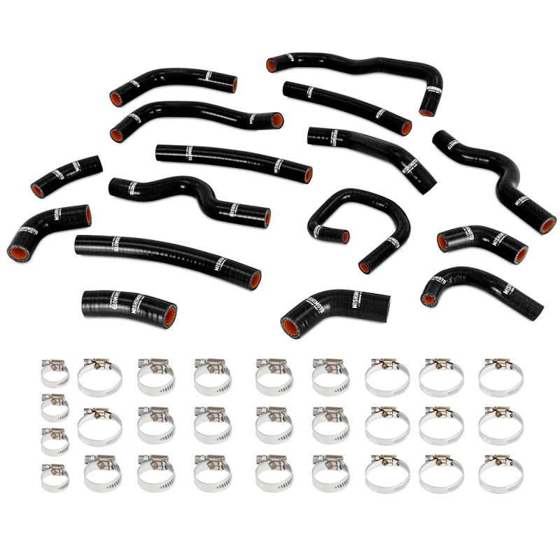 Mishimoto 98-07 Land Cruiser 4.5L I6 Silicone Radiator Hose Kit - Black Hoses Mishimoto
