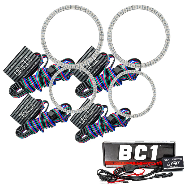 Oracle Aston Martin Vantage 07-12 Halo Kit - ColorSHIFT w/ BC1 Controller Headlights ORACLE Lighting