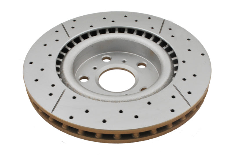 DBA 2009 Pontiac G8 GT 6.0L (V8) Uni-Directional Cross-Drilled/Slotted Front Rotor Brake Rotors - Slot & Drilled DBA