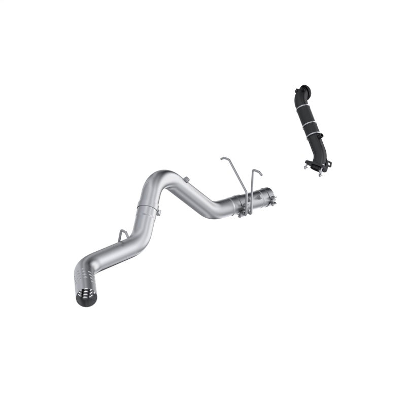 MBRP 15-16 Chevy Silverado / GMC Sierra 2500/3500HD 4in OD CatBack Single Side Exit w/ Downpipe - AL Catback MBRP
