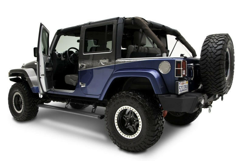 AMP Research 2007-2017 Jeep Wrangler JK 4 Door PowerStep - Black Running Boards AMP Research