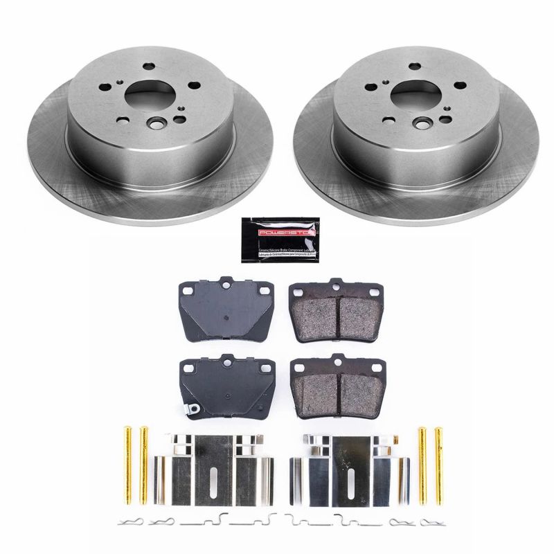 Power Stop 04-05 Toyota RAV4 Rear Autospecialty Brake Kit Brake Kits - OE PowerStop