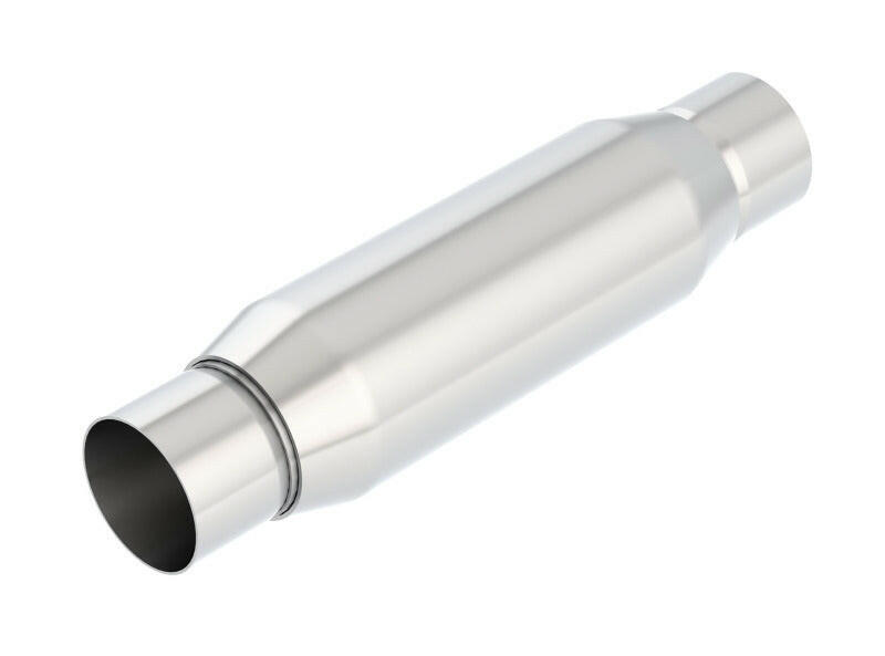 Borla CrateMuffler Resonator Option 2.5in Center/Center 3.5in Round x 10in Muffler Borla
