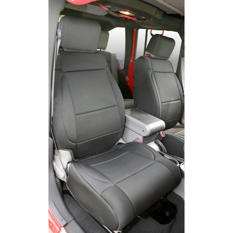 Rugged Ridge Neoprene Front Seat Covers 07-10 Jeep Wrangler JK Seats Rugged Ridge