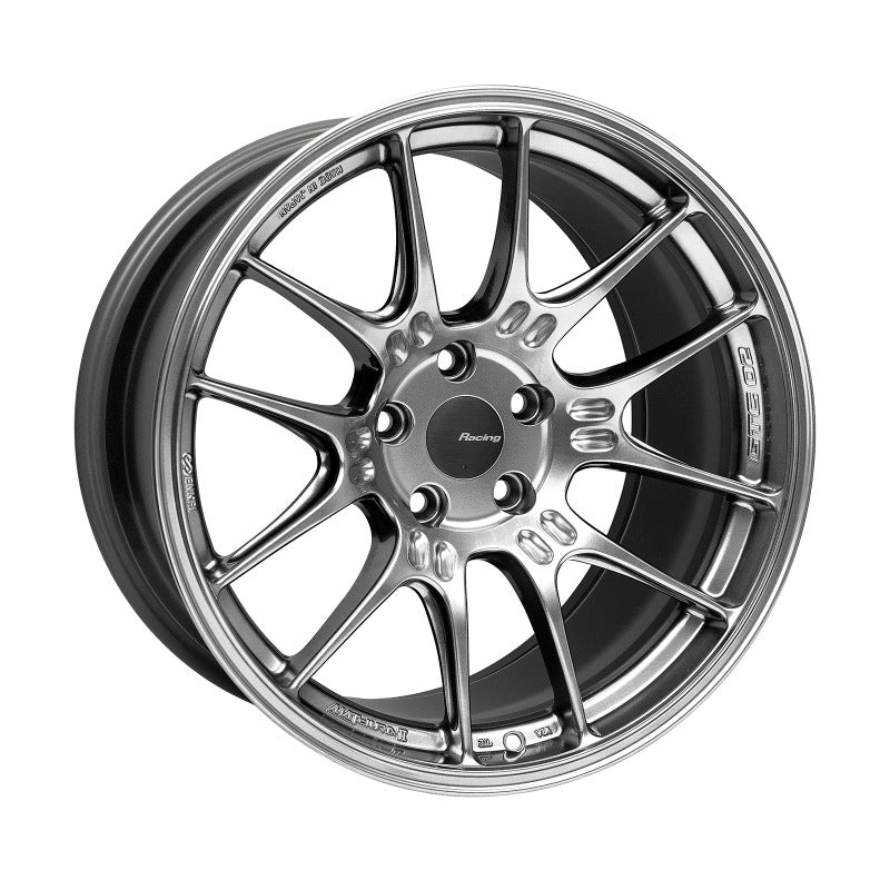 Enkei GTC02 18x10 5x112 32mm Offset 66.5mm Bore Hyper Silver Wheel Wheels - Cast Enkei