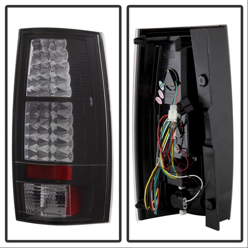 Spyder Chevy Suburban/GMC Yukon/Yukon Denali 07-14 LED Tail Lights Blk ALT-YD-CSUB07-LED-BK Tail Lights SPYDER