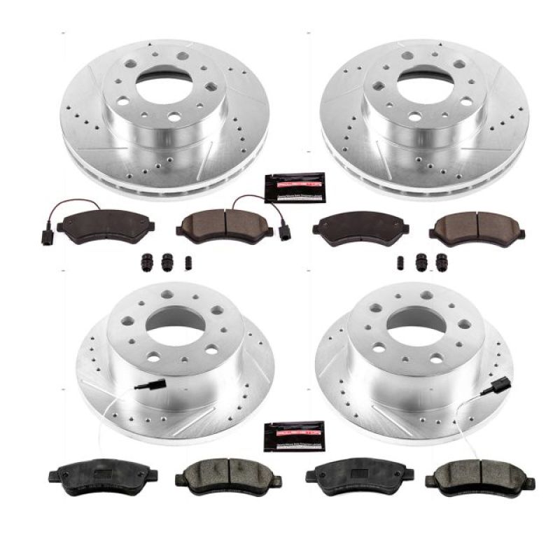 Power Stop 14-19 Ram ProMaster 1500 Rear Z23 Evolution Sport Brake Kit Brake Kits - Performance D&S PowerStop