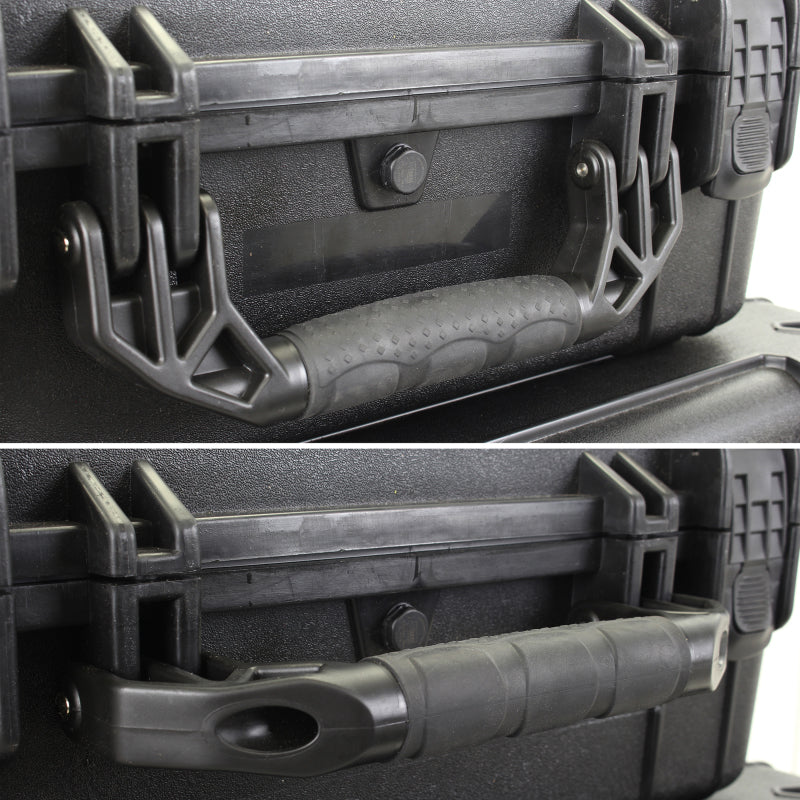 Go Rhino XVenture Gear Hard Case - Large 20in. / Lockable / IP67 / Automatic Air Valve - Tex. Black Cargo Boxes & Bags Go Rhino