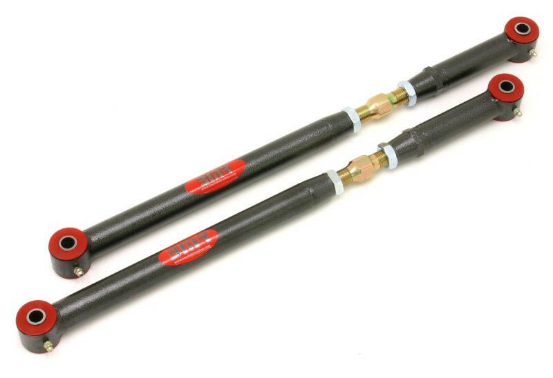 BMR 96-06 W-Body Rear Forward Mount Adj. Lateral Arms - Black Hammertone Suspension Arms & Components BMR Suspension