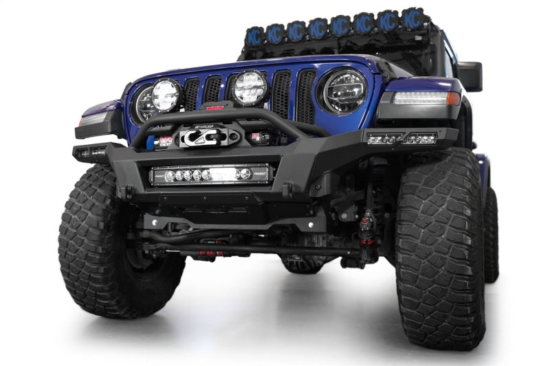 ADD 18-24 Jeep Wrangler JL / 18-24 Jeep Gladiator JT Phantom Winch Rear Bumper Bumpers - Steel Addictive Desert Designs