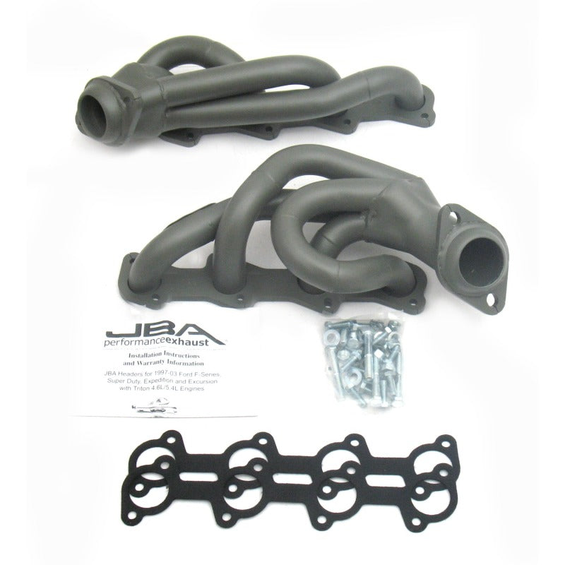 JBA 97-03 Ford F-150 5.4L 2V 1-1/2in Primary Ti Ctd Cat4Ward Header Headers & Manifolds JBA