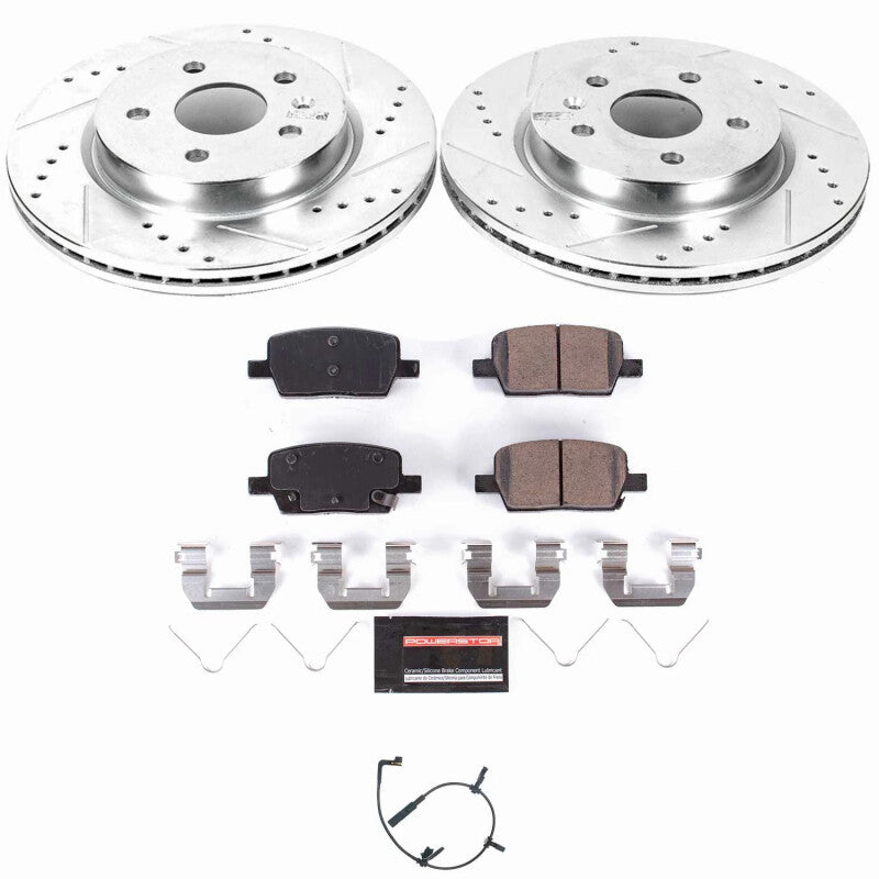 Power Stop 2020 Cadillac CT6 Rear Z23 Evolution Brake Kit Brake Kits - Performance D&S PowerStop
