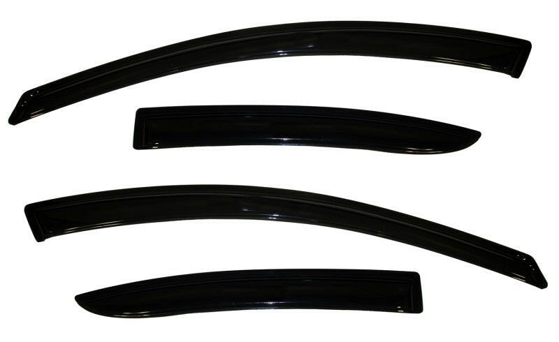 AVS 10-13 Mazda 3 Ventvisor Outside Mount Window Deflectors 4pc - Smoke Wind Deflectors AVS