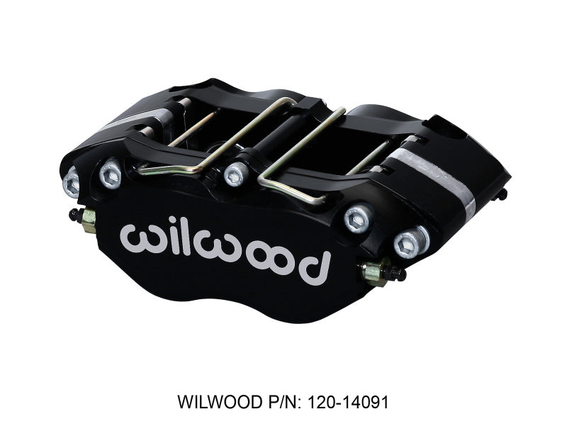Wilwood Caliper-GN6R-L/H-Black Ano (.80 Thk Pad) 1.75/1.38/1.38in Pistons 1.38in Disc Brake Calipers - Perf Wilwood