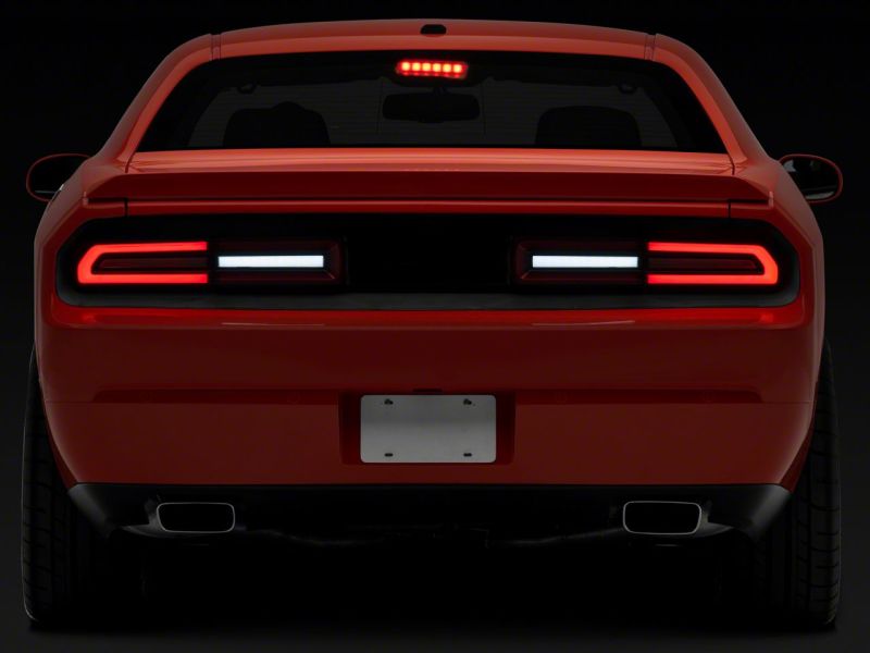 Raxiom 08-14 Dodge Challenger LED Tail Lights- BlkHousing Red Lens Tail Lights Raxiom