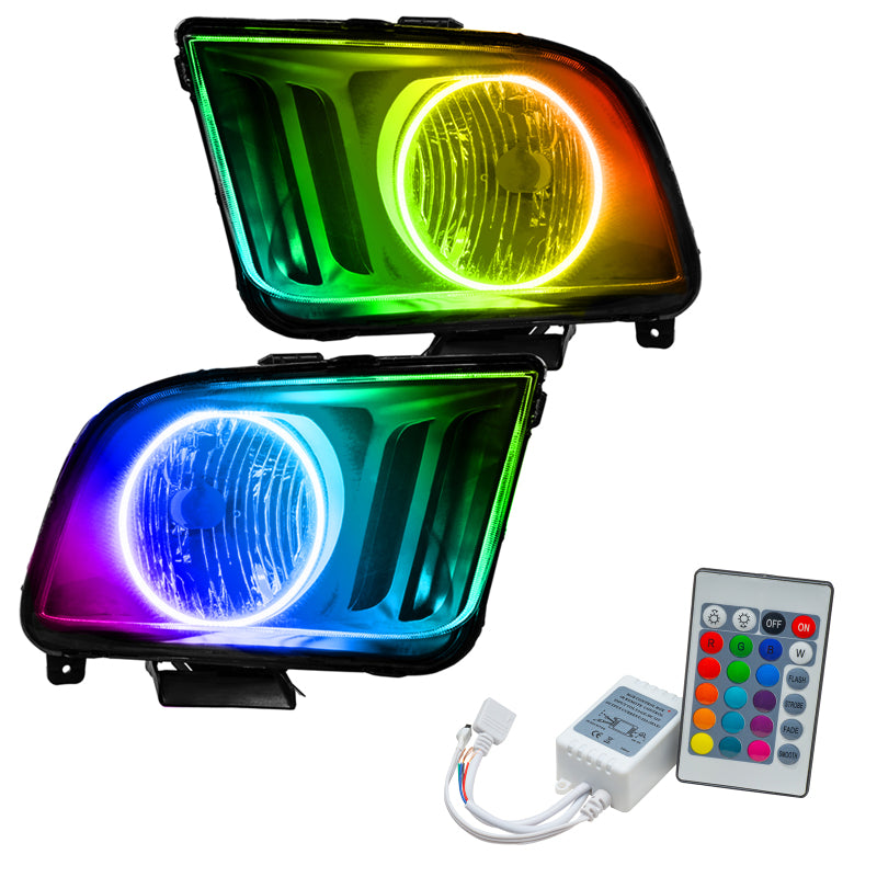 Oracle 05-09 Ford Mustang SMD HL - ColorSHIFT w/ Simple Controller Headlights ORACLE Lighting