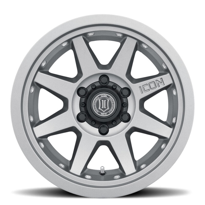 ICON Rebound Pro 17x8.5 / 5x5.5 / 0mm / 4.75in BS Titanium Wheel Wheels - Cast ICON