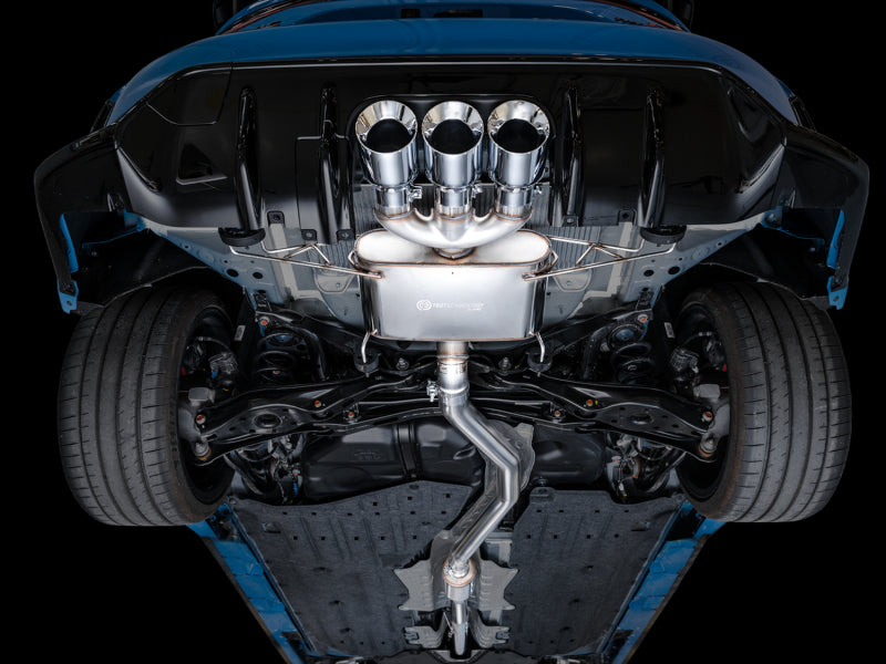 AWE Tuning 2023 Honda Civic Type R FL5 Touring Edition Exhaust w/ Triple Chrome Silver Tips Catback AWE Tuning
