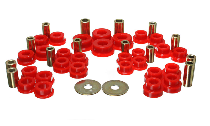 Energy Suspension Subaru 08-12 Impreza/08-14 WRX Red Rear Control Arm Bushing Set Bushing Kits Energy Suspension