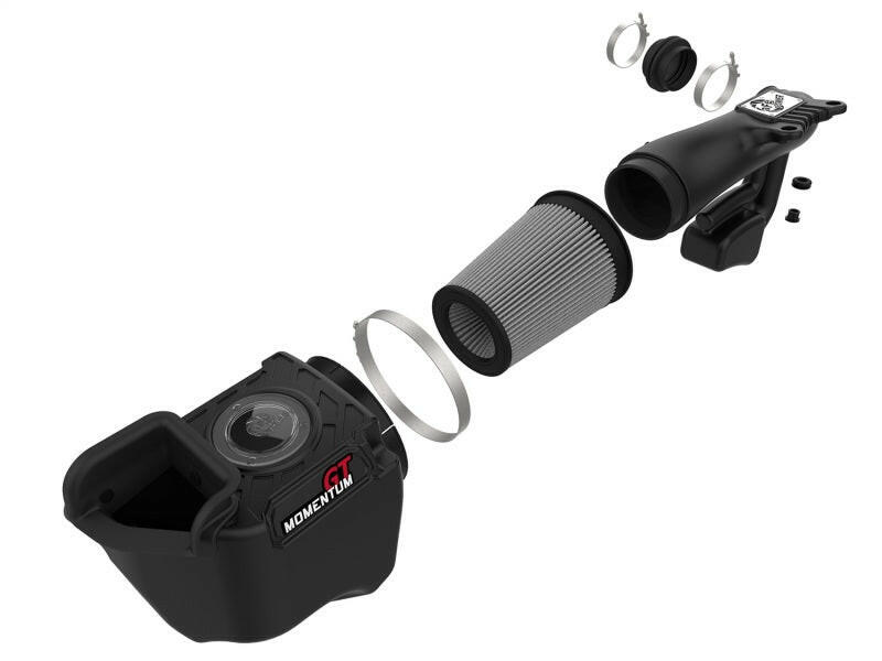 aFe Momentum GT Pro DRY S Cold Air Intake System 12-18 Jeep Wrangler JK V6 3.6L Cold Air Intakes aFe