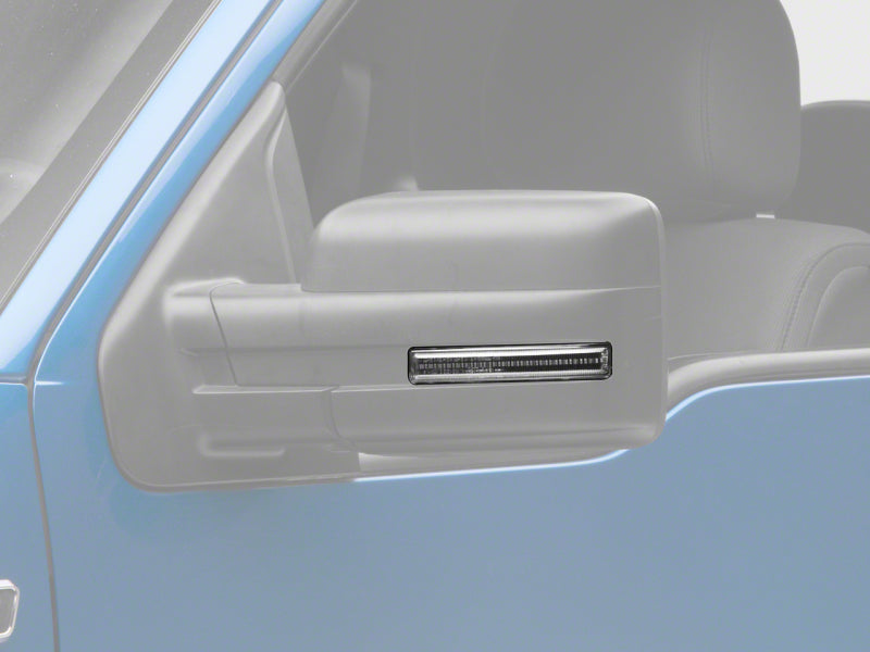 Raxiom 09-14 Ford F-150 Axial Series LED Sequential Mirror Mounted Turn Signals- Smoked Side Mirrors Raxiom
