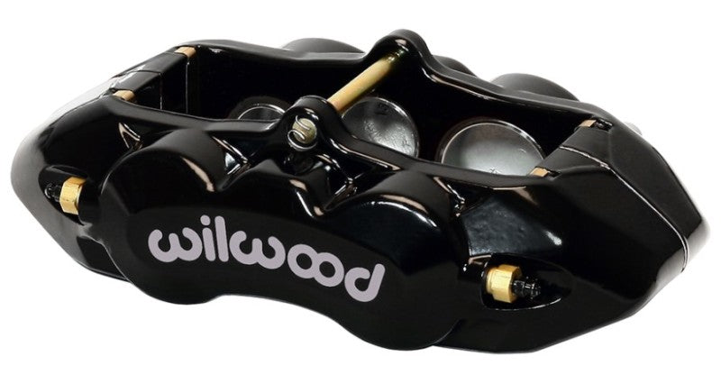 Wilwood Caliper-D8-6 L/H Front Black 1.88/1.38/1.25in Pistons 1.25in Disc Brake Calipers - Perf Wilwood