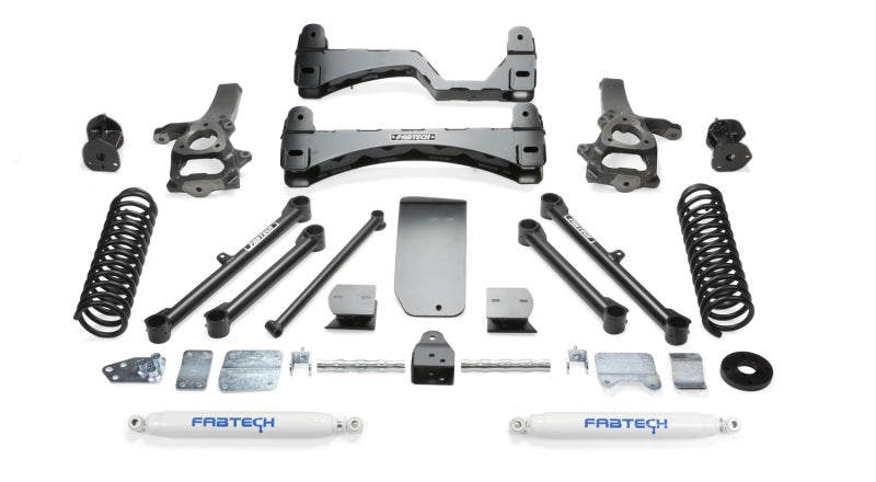 Fabtech 13-18 Ram 1500 4WD 6in Basic Sys w/Perf Shks Lift Kits Fabtech