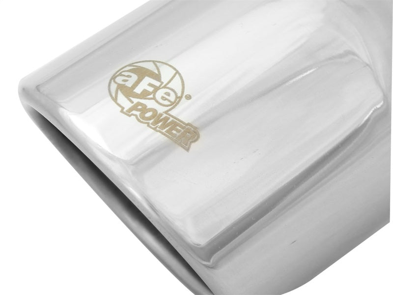 aFe MACH Force-Xp 2.5in Inlet x 3-1/2in Outlet x 6in Length 2.5in 304 Stainless Steel Exhaust Tip Catback aFe