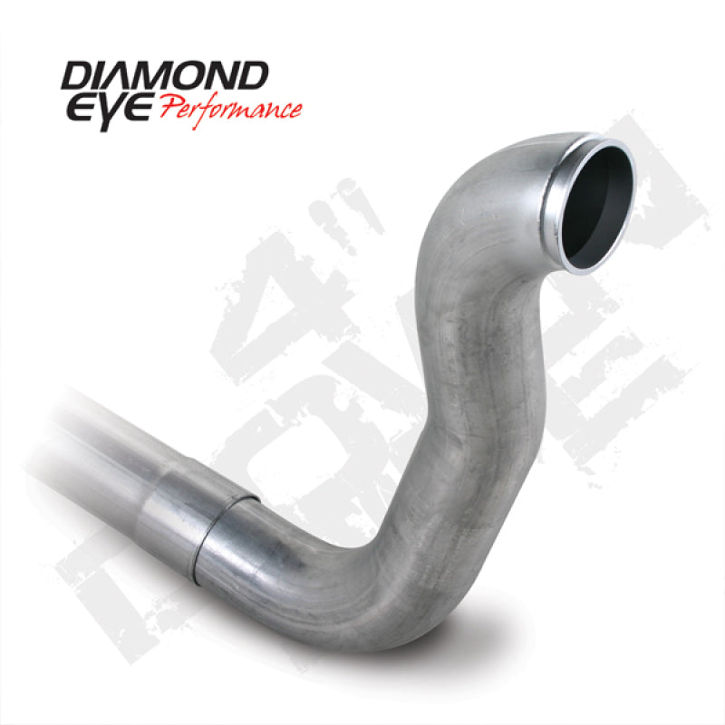 Diamond Eye DWNP 4in TB SGL W/ HX40 FLANGE AL DODGE 5.9L 2500/3500 89-93 2X4 ONLY Downpipes Diamond Eye Performance