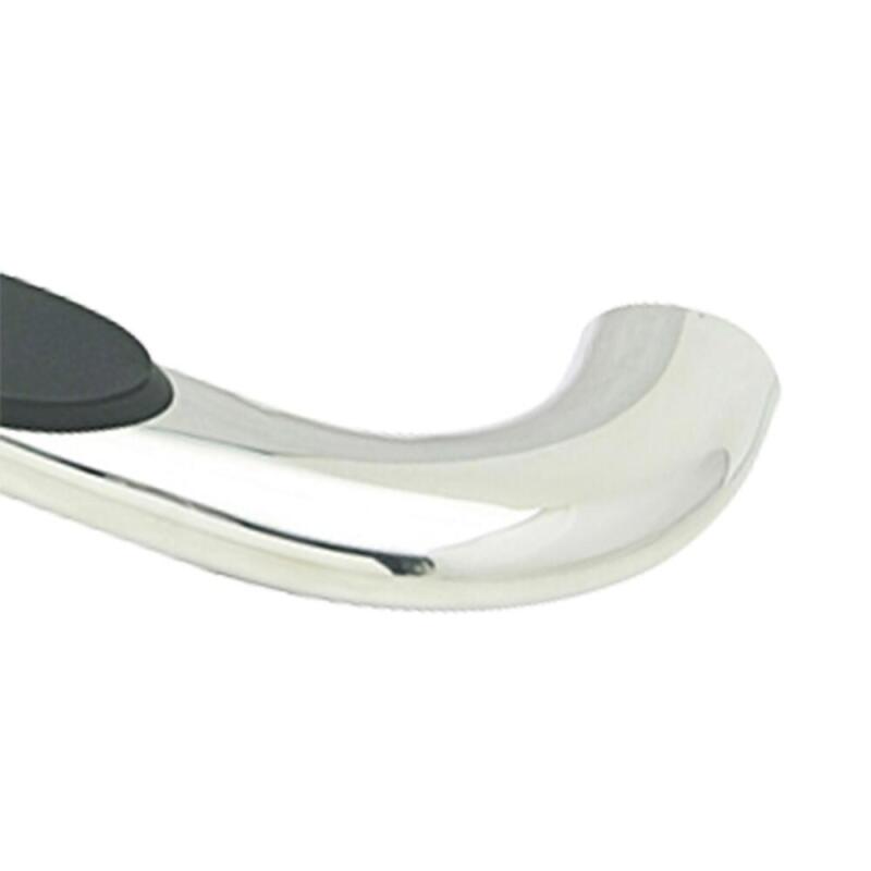 Westin 2005-2018 Toyota Tacoma Double Cab Platinum 4 Oval Nerf Step Bars - SS Nerf Bars Westin