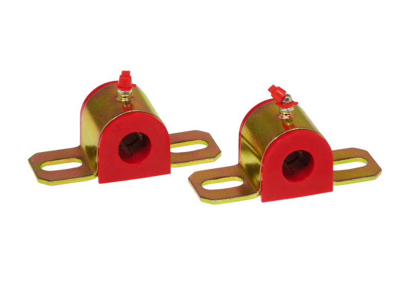 Prothane Universal Greasable Sway Bar Bushings - 13/16in - Type B Bracket - Red Sway Bar Bushings Prothane