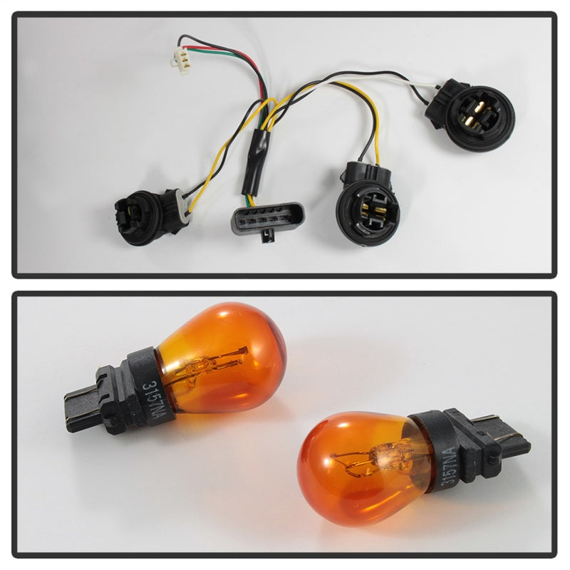 Spyder 99-05 Pontiac Grand Am LED Tail Lights - Black Smoke Tail Lights SPYDER