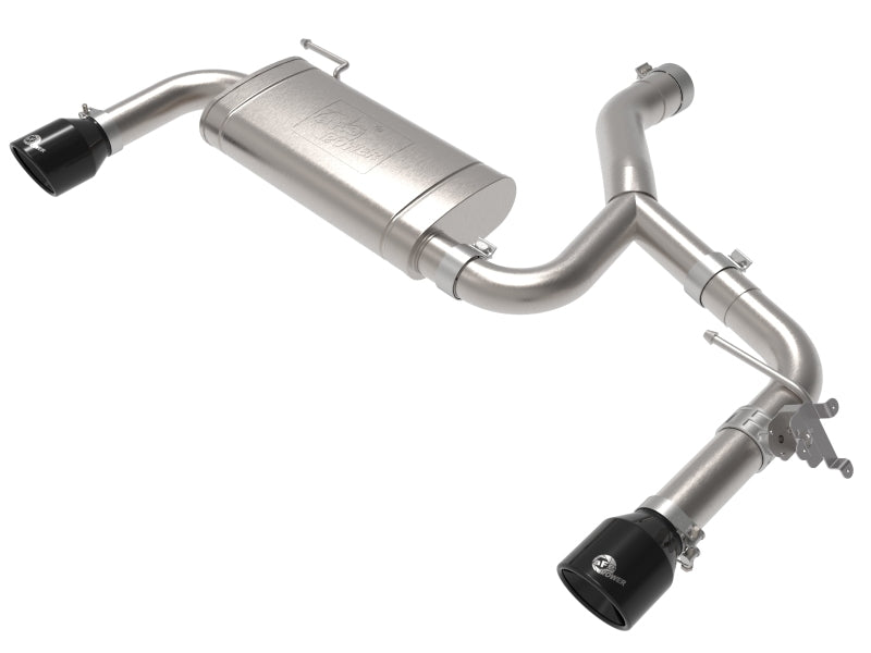 aFe MACHForce XP Exhausts Axle-Back 15-21 BMW X1 2.0L (t) (SS w/Black Tips) Axle Back aFe