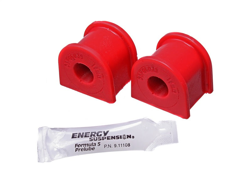 Energy Suspension 08-14 Subaru WRX Red 16mm Rear Sway Bar Bushing Set Bushing Kits Energy Suspension