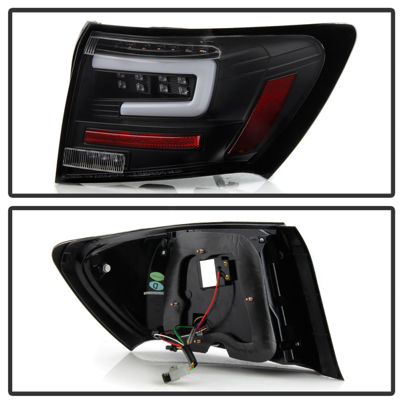 Spyder 08-11 Subaru Impreza WRX 4DR LED Tail Lights - Black ALT-YD-SI084D-LED-BK Tail Lights SPYDER