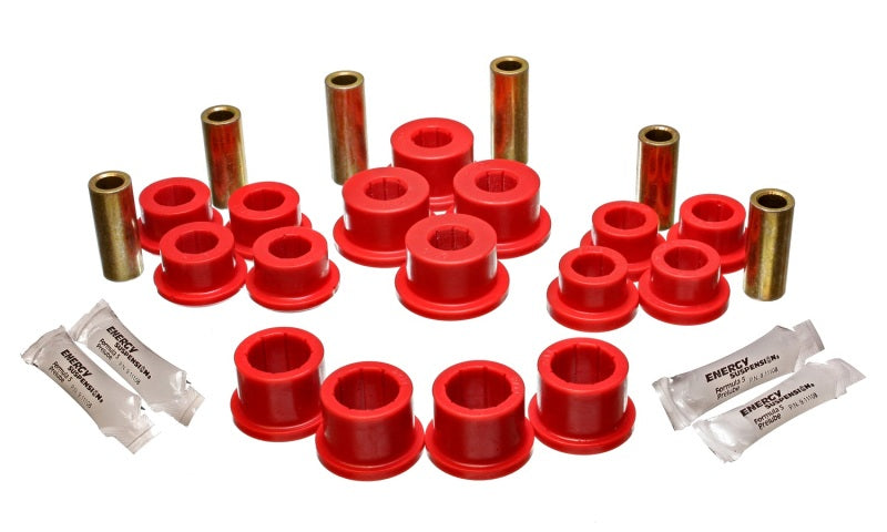 Energy Suspension 04-07 Mazda RX8 Red Rear Lateral/Trailing Arm Bushings Bushing Kits Energy Suspension