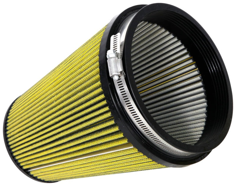 Airaid Universal Air Filter - Cone 6in FLG x 7-1/4in B x 5in T x 9in H - Synthamax Air Filters - Universal Fit Airaid