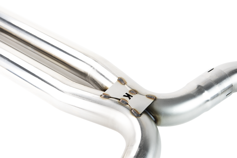 Kooks 2015+ Ford Mustang GT350 5.2 Complete Competition Exhaust (Headers/Green Cat X-Pipe/Axle Back) Header Back Kooks Headers