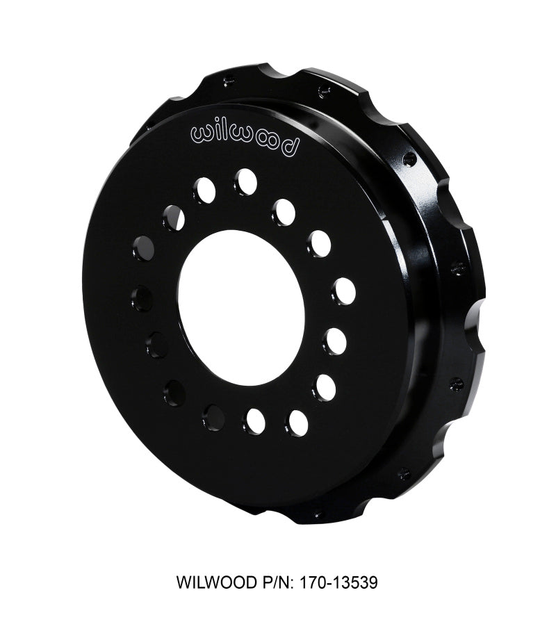 Wilwood Hat-Park Brake 1.54in Offset - Aluminum Multi-5 Lug - 12 on 8.75in Brake Rotors - 2 Piece Wilwood