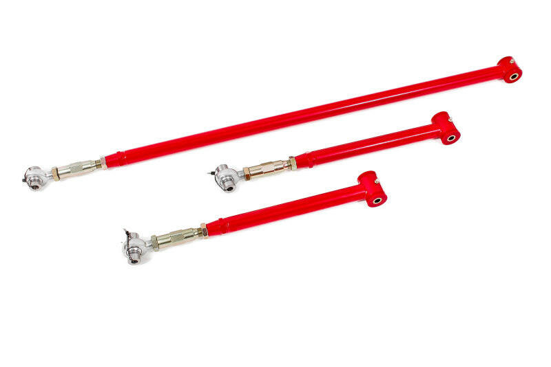 BMR 82-02 3rd Gen F-Body On-Car Adj. Rear Suspension Kit Poly/Rod End - Red Suspension Packages BMR Suspension